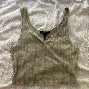 Green forever 21 tank top